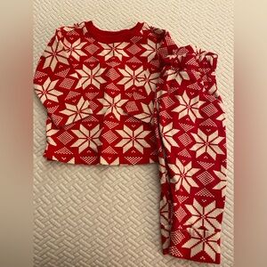 Hanna Andersson Scandi Snowflake Pants Set / Size 75cm (12-18m) / VGUC